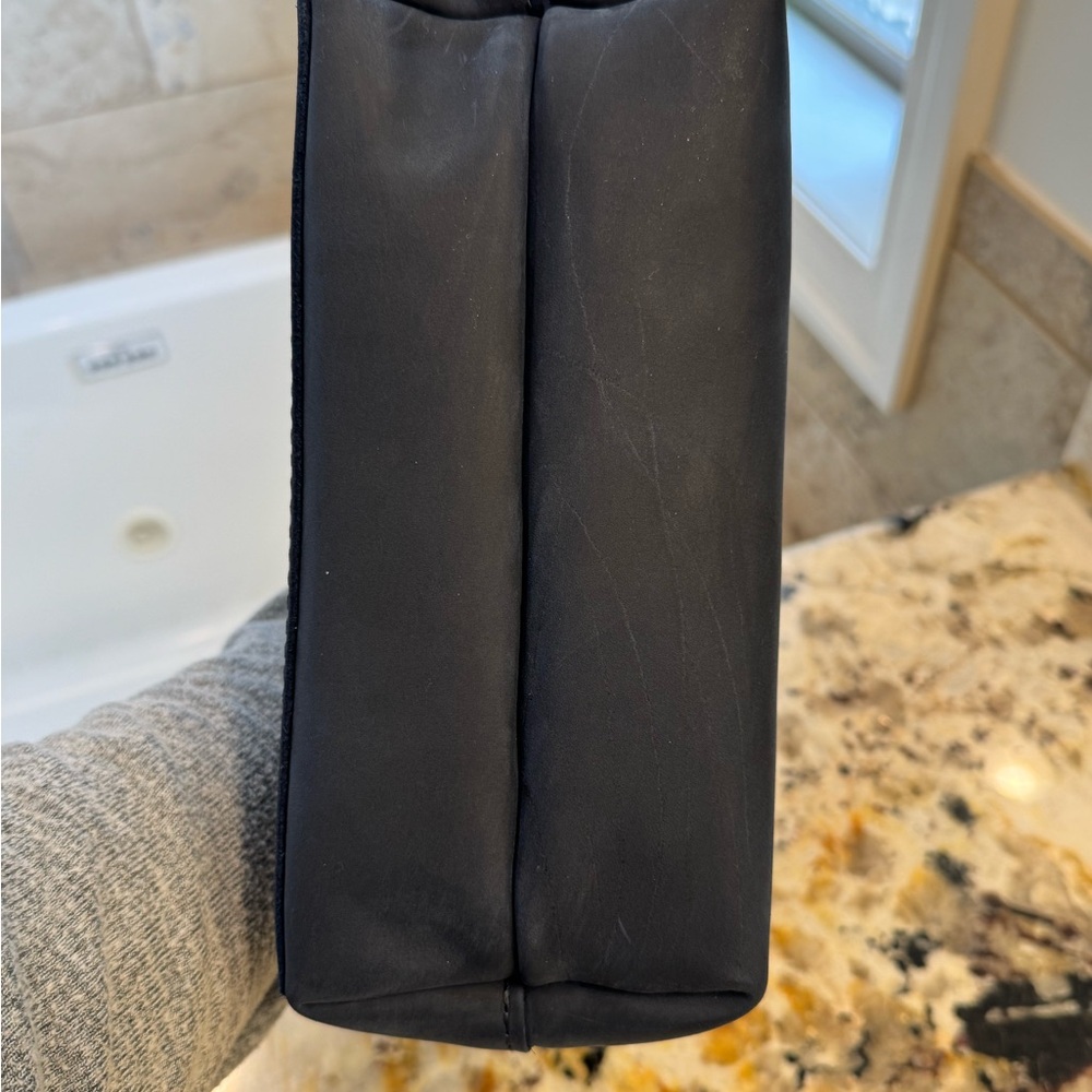 Portland Leather Mini Tote Crossbody in Deep Water - Picture 5 of 7